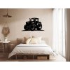 Traktor Álom Fali Dekoráció (Méret 60 x 40 cm, Szín Fekete)