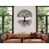 Varázslatos Életfa Dekor (Méret 38 x 38 cm, Szín Fekete)