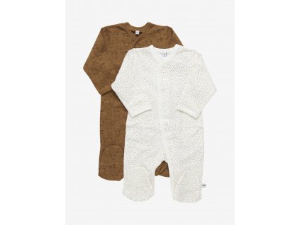 Bavlnené detské pyžamo pre bábätká – dvojbalenie Tinsel