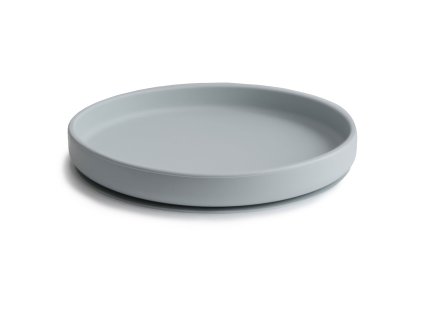 Mushie Classic silikonovy tanier s prisavko Stone 810052467436 MCSP1004 Side