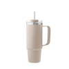 1787 ThermoCupwithStraw CreamBeige with stainless steel straw 1