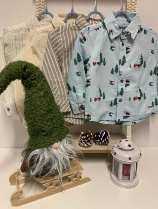 Štýlová košeľa pri vianočnom fotení zmení aj toho najväčšieho šibala na usmiateho gentlemana 🎄🎁