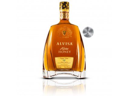 Brandy ALVISA Honey Alpine liqueur 35% 0,5L