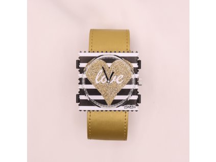 Set Gold Heart