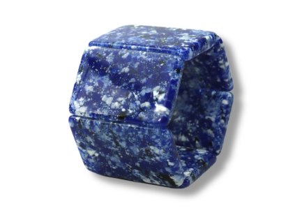 Náramek Belta Abstract, Blue  Italský náramek k hodinkám – modrý polyresin (kompletováno v ČR)