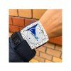 COLD OUTSIDE, řemínku STAMPSTEXX, DARK BLUE a rámečku COOL JACK, WHITE DIAMOND