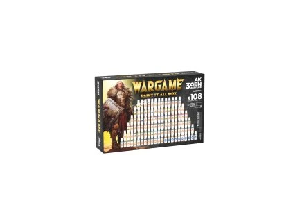 AK Wargame Paint It All Box 108 Colors 3Gen