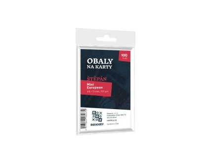 obaly na karty rex mini european stepan 46 x 71 mm 100ks