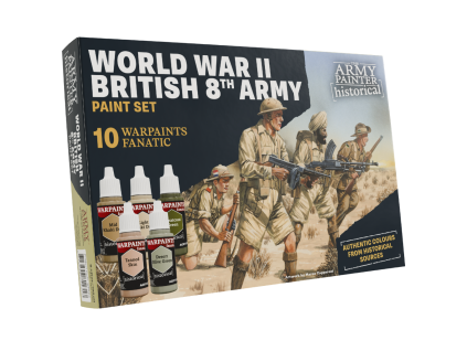 Historical: WWII British 8th Army Paint Set