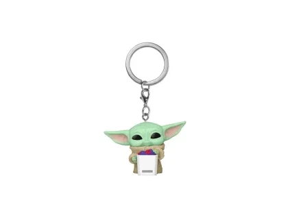 Funko POP! Keychain Grogu with Snack - The Mandalorian