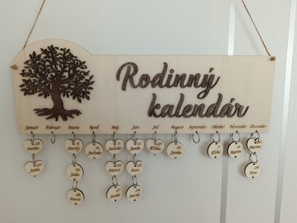 Rodinný kalendár