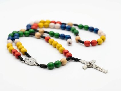 ruzenec z barevnych koralku