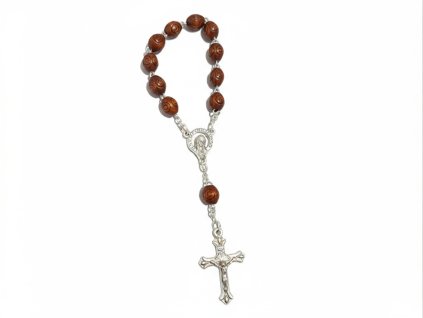 destaek drevenych hnedych koralku 00