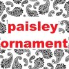 paisley ornament