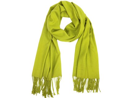 3957 kasmirova sala stola pled pres ramena damska panska svetle zelena kiwi 30 kasmir pasmina