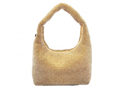 Zlata mala kabelka zlate psanicko s kaminky strasem trpytiva kabelka do ruky pres rameno spolecenska elegantni tina moda 2900499 (1)