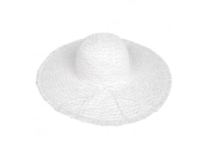 damsky elegantni klobouk bily na plaz leto slavnostni prilezitost siroky s masli tina moda hedvabnysvet 4941001 (1)