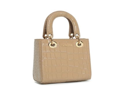 kroko crossbody kabelka bezova svetle hneda do ruky pres rameno v krokodyli kuze na ples do divadla tina moda 2900214