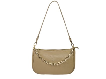 crossbody svetle hneda kozena mala kabelka z prave kuze vera pelle borse genuine leather s retizkem pres rameno zlato tina moda 2900412
