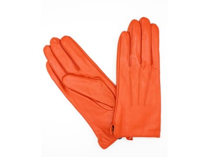 Damske kozene rukavice zateplene zimni jehnetina prava kuze jahodova cervena oranzova cihlova cokoladove hnede modre zlute cerne tmave hneda Tina moda