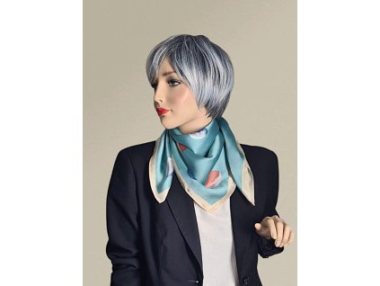 tyrkysovy satek s puntiky pro damy na krk jemne barvy elegantni satek v modre smetanove a ruzova tinamoda 0270105 (1)