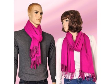 kasmirova jemna magenta pink sala studena barva luxusni doplnek pro zenu muze jasne ruzovy darek tina moda 01173 (3)