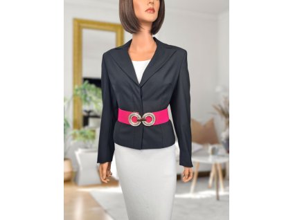 jasne ruzovy pink magenta elasticky pasek se zlatou sponou kaminky strasem zdobeny tina moda (1)
