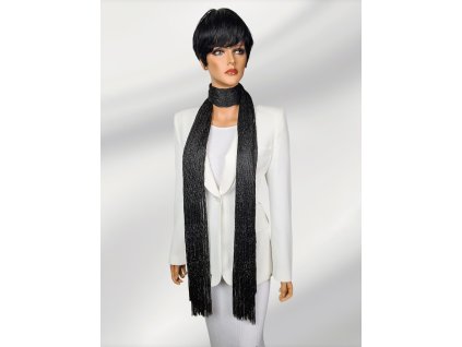 cerna trpytiva zlata dlouha sala stola pled elegntni slavnostni pled pres ramena na ples tina moda 01034 (5)