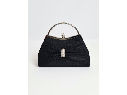 cerne spolecenske pevne psanicko strasove stribrne mala kabelka do ruky pres rameno trpytiva 391 tina moda (2)