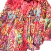 Hedvabna sala na krk prehoz pres ramena pareo pestrobarevna cervena tyrkysova kvetiny motyl slunecnice pav Tina moda 7008006 (3)