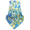 Luxusni satek z cisteho hedvabi Vincent van Gogh modry Mandlovy kvet Almond Bloss Tina moda 3020005 1