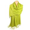 3957 2 kasmirova sala stola pled pres ramena damska panska svetle zelena kiwi 30 kasmir pasmina