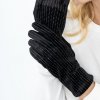 Luxusni damske rukavice elegantni doplnek cerne cervene modre sede se trpytky strasem semisove zateplene darek pro zenu Tina moda 01008 01006 e