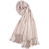 Zimni letni kasmirova damska panska sala jednobarevna s trasnemi na krk pled pres ramena na svatbu ples pudrove ruzova Tina moda 01040 (3)