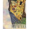 slavny obraz gustav klimt polibek kiss rakousky malir zlata zluta bronzova kasmirova vlnena sala tina moda 01072 (6)