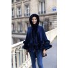 ponco poncho pelerina stola prehoz pres saty bundu pleteny s kozesinou a kapuci elegantni luxusni doplnek teply prehoz tina moda 02790 (4)