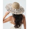 slameny letni velky siroky damsky klobouk s krajkou vysivkou zdobeny kaminky klobouk k mori tina moda 04282 (4)