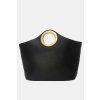 cerna elegantni velka kabelka zlate usi vnitrni taska vak dvojity material hladka semisova taska shopper tina moda 29202 (2)