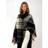 vlnena tepla zimni sala panska kostkovana cerna damska sala hneda bezova velka tina moda hedvabnysvet 01411 (2)