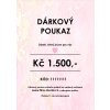DP Tm darkovy poukaz gift card voucher Tina moda ruzovy secese 1500