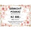 DP Tm darkovy poukaz gift card voucher Tina moda lem ruze 500