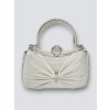 stribrne bile spolecenske psanicko mala kabelka trpytiva strasove mala kabelka na ples clutch tina moda (5)