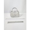 stribrne bile spolecenske psanicko mala kabelka trpytiva strasove mala kabelka na ples clutch tina moda (1)