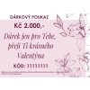 Dárkový poukaz Valentýn