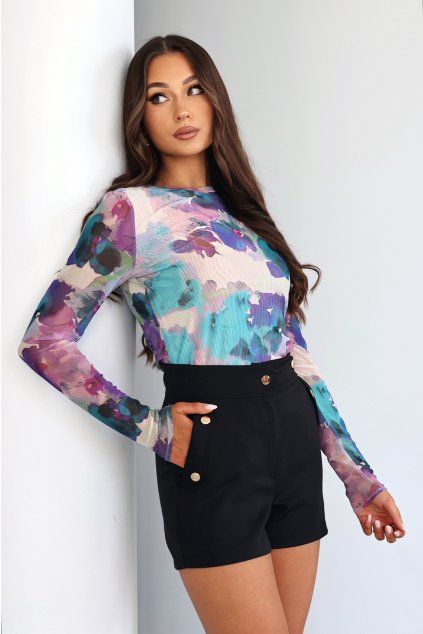 Damske kratasy perla cierne 01
