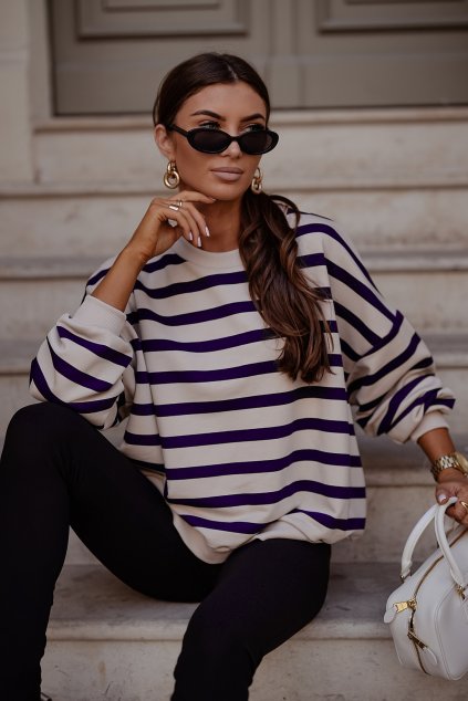 Damsky sveter strel fialovy 02