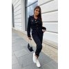 3-dielna tepláková súprava Milano - čierna