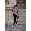 Damsky sveter strel bordo 01