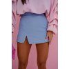 Damska sukna sortky mabel denim modra 01
