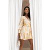 Kratke saty anna vibrant yellow 02